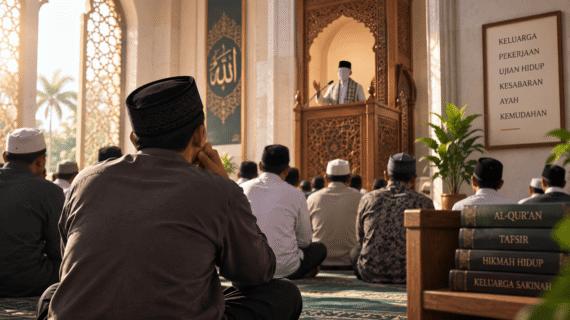 Ketika Khutbah Jum’at Bahas Keresahan Hidup Seorang Ayah